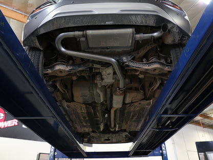 aFe Takeda 2-1/2in 304 SS Axle-Back Exhaust 18-21 Hyundai Kona L4 1.6L (t) 49-37017 49-37017 Photo - Mounted