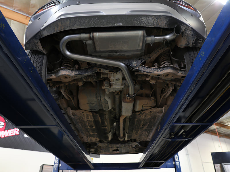 aFe Takeda 2-1/2in 304 SS Axle-Back Exhaust 18-21 Hyundai Kona L4 1.6L (t) 49-37017 49-37017 Photo - Mounted