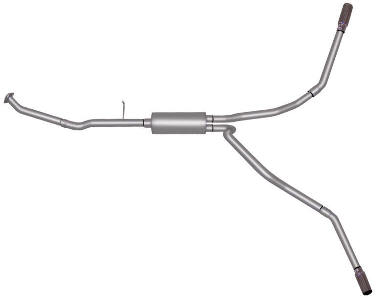 Gibson 99-05 Chevrolet Silverado 1500 Base 4.3L 2.5in Cat-Back Dual Extreme Exhaust - Aluminized 5003 5003 Photo - Primary