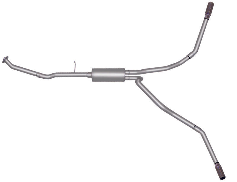 Gibson 99-05 Chevrolet Silverado 1500 Base 4.3L 2.5in Cat-Back Dual Extreme Exhaust - Aluminized 5003 5003 Photo - Primary