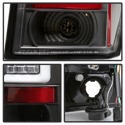 Spyder Jeep Grand Cherokee 05-06 Version 2 Light Bar LED Tail Lights - Black 5085788 5085788 Photo - Unmounted