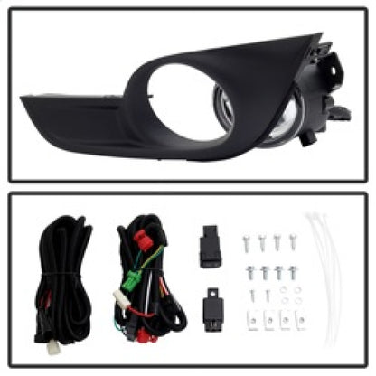 Spyder Nissan Altima 2013-2015 Sedan Daytime DRL LED Running Fog Lights w/Switch Clear FL-DRL-NA13-C 9031649 9031649 Photo - Unmounted