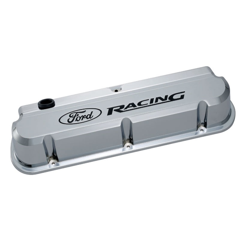 Ford Slant Edge Valve Cover Set w/Ford Racing Logo FRD302-139 302-139 Photo - Primary