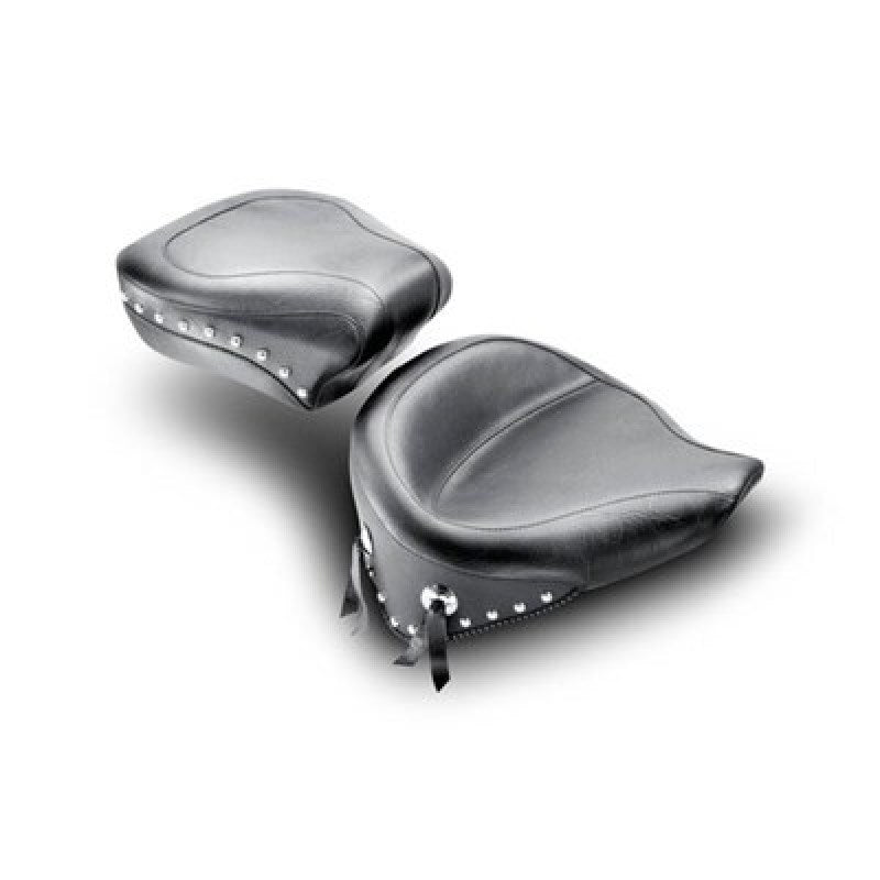 Mustang Motorcycle Wide Studded Passenger Seat 76180