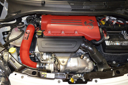 Injen 15-19 Fiat Abarth 1.4L Turbo 4Cyl Wrinkle Red Short Ram Intake w/MR Tech SP5024WR SP5024WR Photo - Mounted