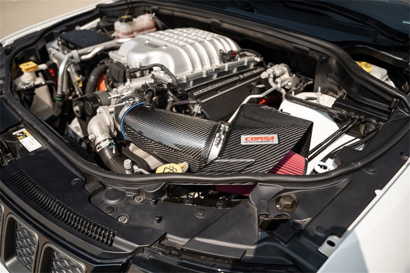 CORSA Performance Corsa 20-23 Dodge Durango SRT Hellcat Carbon Fiber Air Intake w/ DryTech 3D No Oil 44011D 44011D Photo - Mounted