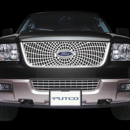 Putco 02-08 GMC Envoy Liquid Spider Web Grilles 303133 303133 Photo - Primary