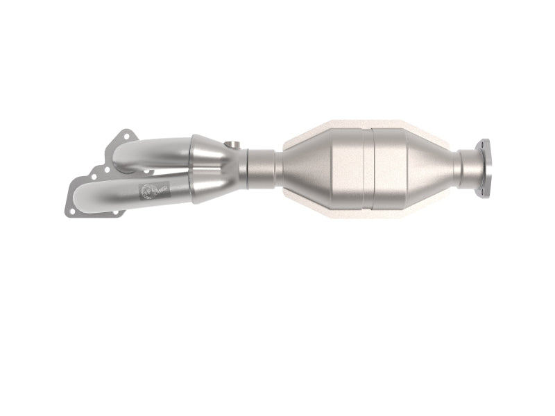 aFe Power Direct Fit 409 SS Catalytic Converter 84-89 Porsche Carrera 911 H6-3.2L 47-46401 47-46401 Photo - Unmounted