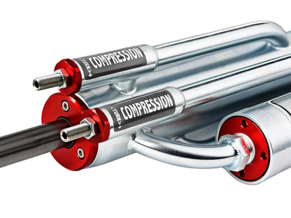 aFe Sway-A-Way 2.5 Bypass Shock 3-Tube w/ Piggyback Res. Left Side - 18in Stroke 56000-0318-3L 56000-0318-3L Photo - Unmounted