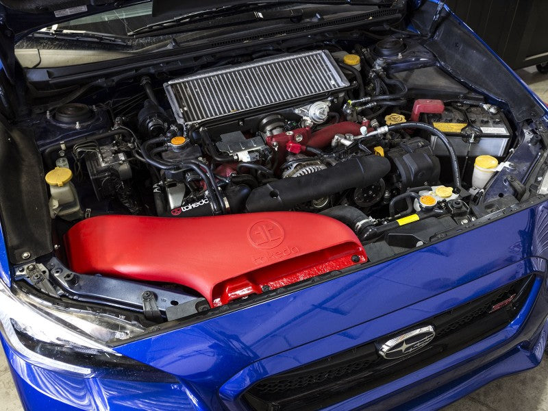 aFe Takeda Pro 5R Stage-2 Intake System - Subaru WRX STI 15-16 TA-4306B-R Photo - Mounted