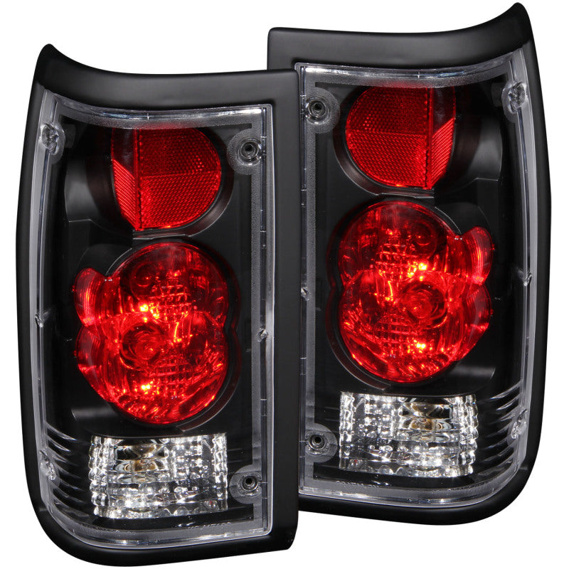 Anzo 1986-1993 Mazda B2000 Tail lights Black 211113 Photo - Primary