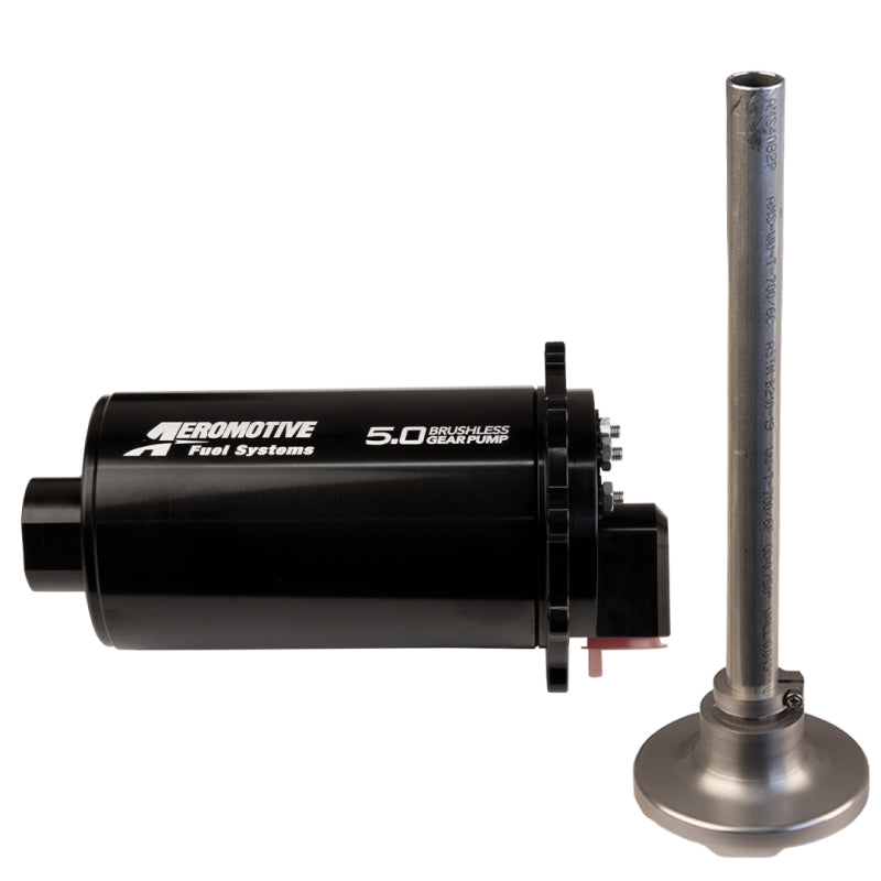 Aeromotive Fuel Pump TVS Universal In-Tank 90-Deg Outlet BL Spur Gear 5.0 19322 19322 Photo - Primary
