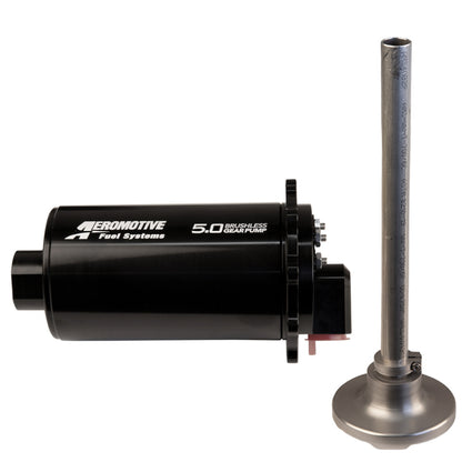 Aeromotive Fuel Pump TVS Universal In-Tank 90-Deg Outlet BL Spur Gear 5.0 19322 19322 Photo - Primary