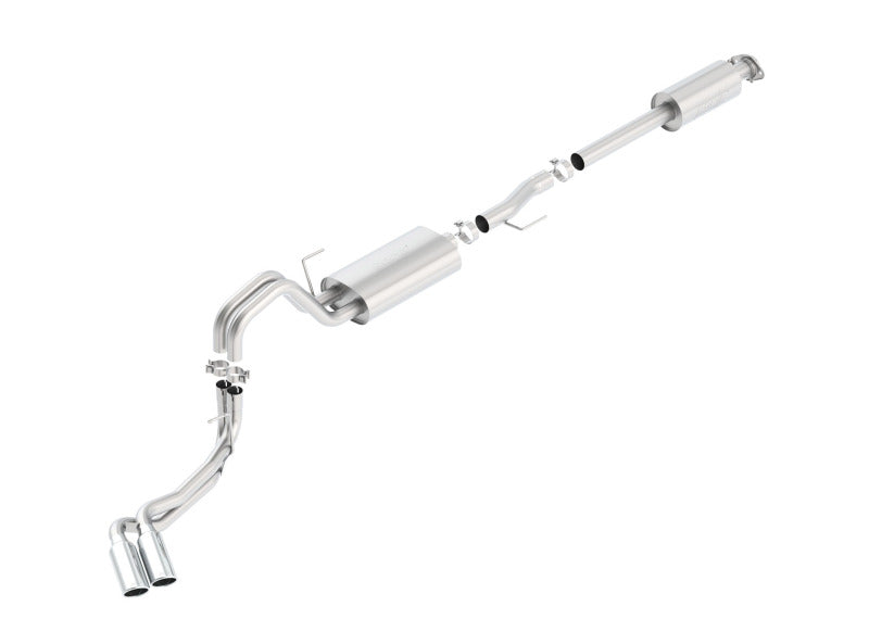 Borla 15-16 Ford F-150 3.5L EcoBoost Ext. Cab Std. Bed Catback Exhaust S-Type Truck Side Exit 140618 140618 Photo - Primary
