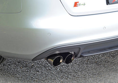 AWE Tuning Audi B8 / B8.5 S4 3.0T Touring Edition Exhaust - Diamond Black Tips (90mm) 3010-43014 3010-43014 Photo - Mounted