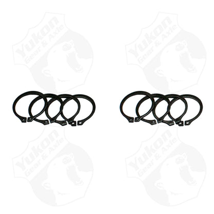 Yukon Gear & Axle Yukon Gear (4) Full Circle Snap Rings / Fits Dana 60 733X U-Joint w/ Aftermarket Axle YP SJ-733X-502 YP SJ-733X-502 Photo - Primary