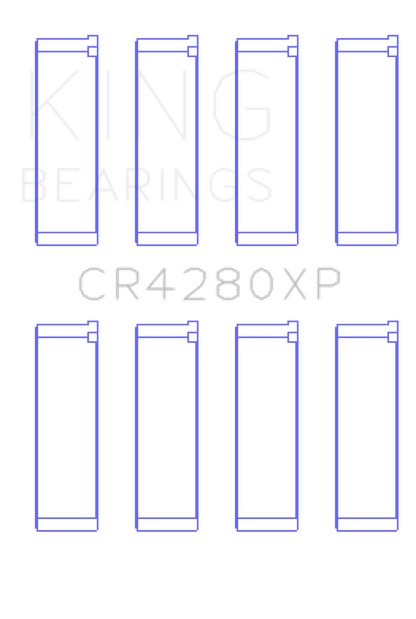 King Engine Bearings King Subaru WRX/STi EJ20/EJ22/EJ25 48mm Rod (Size +.025) Performance Rod Bearing Set CR4280XP.026 CR4280XP.026 Photo - Primary