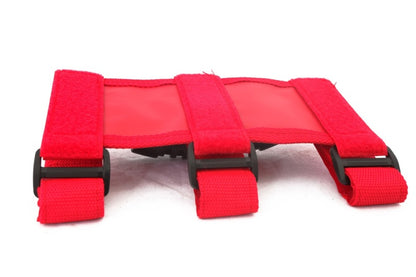 Rugged Ridge Ultimate Grab Handle Kit, Red; 55-18 Jeep CJ/Wrangler YJ/TJ/JK/JL 13505.03 Photo - Unmounted