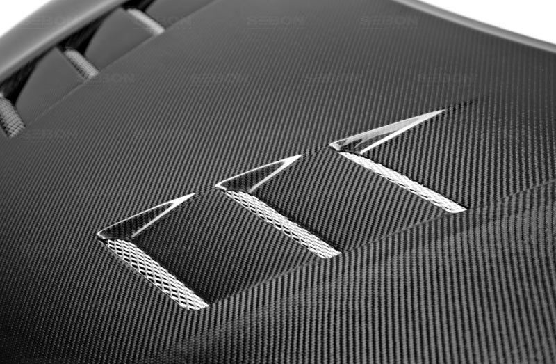 Seibon 14-15 Honda Civic 2dr TS-Style Carbon Fiber Hood HD14HDCV2D-TS HD14HDCV2D-TS Photo - Primary