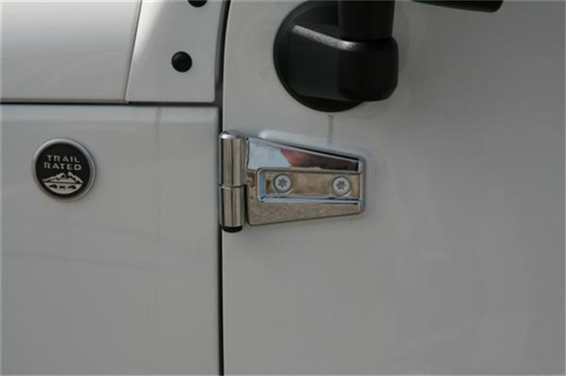 Putco 2007-2017, Jeep Wrangler - Hinge Covers (Also fits Sahara Edition) 401271 Photo - Mounted