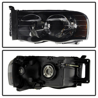 SPYDER Xtune Dodge Ram 1500 02-05 Amber Crystal Headlights HD-JH-DR02-AM-BSM 9030352 9030352 Photo - Unmounted