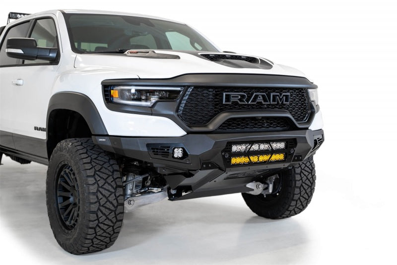 Addictive Desert Designs 2021 Dodge RAM 1500 TRX Bomber Front Bumper (20in Lights) F620012140103 F620012140103 Photo - Mounted