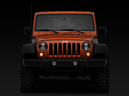 Raxiom 07-18 Jeep Wrangler JK Axial Series LED Front Turn Signals (Smoked) J119943 J119943 Photo - Close Up