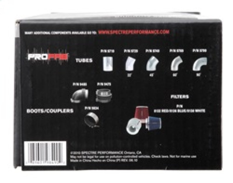 Spectre Plenum 4in. OD x 9in. (Air Cleaner to Stud Inlet) - Single 9849 9849 Photo - in package