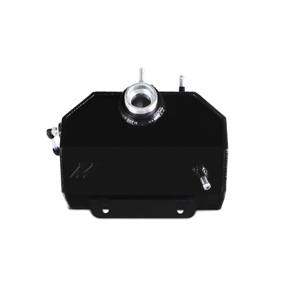 Mishimoto Wrinkle Black Coolant Expansion Tank Ford Mustang EcoBoost / V6 / V8 MMRT-MUS-15EBK Photo - Close Up