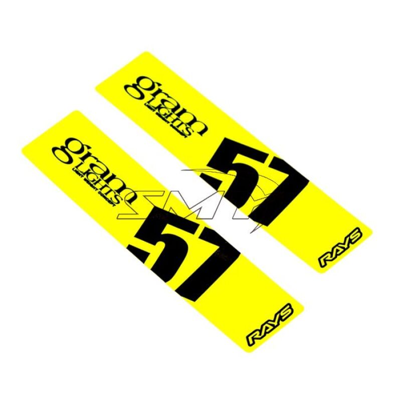 Gram Lights 57DR/57CR Spoke Sticker Luminous Yellow (2 PCS) WC57SSTKY WC57SSTKY User 1