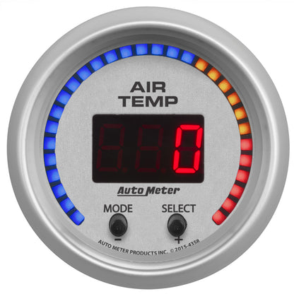 Autometer Ultra-Lite 2-1/16in 0-300 Degree F Dual Air Temp Gauge 4358 4358 Photo - Primary