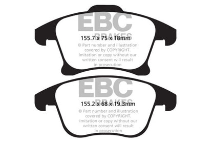 EBC Disc Brake Pad Set DP22159 Photo - Primary