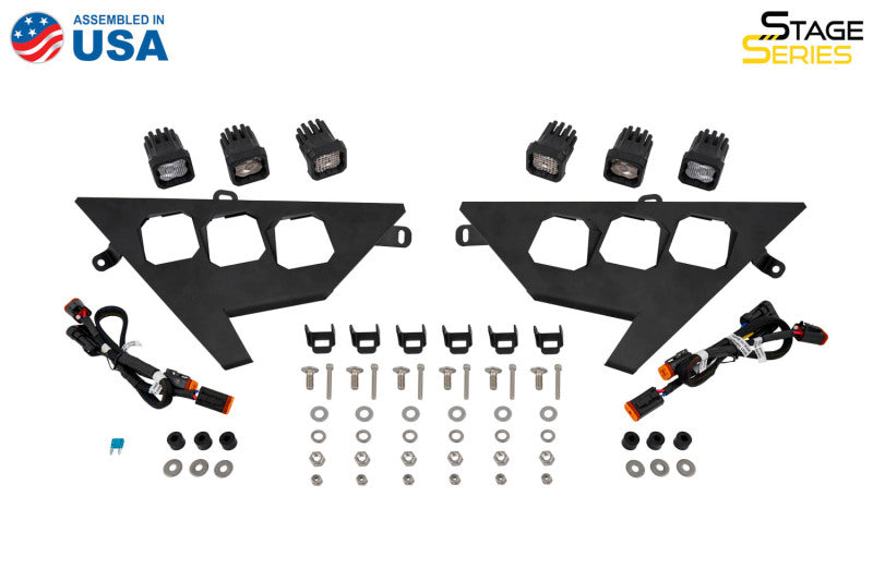 Diode Dynamics 20-Present Polaris RZR C1 Headlamp Kit Sport - White ABL (Pair) DD7645 DD7645 User 8