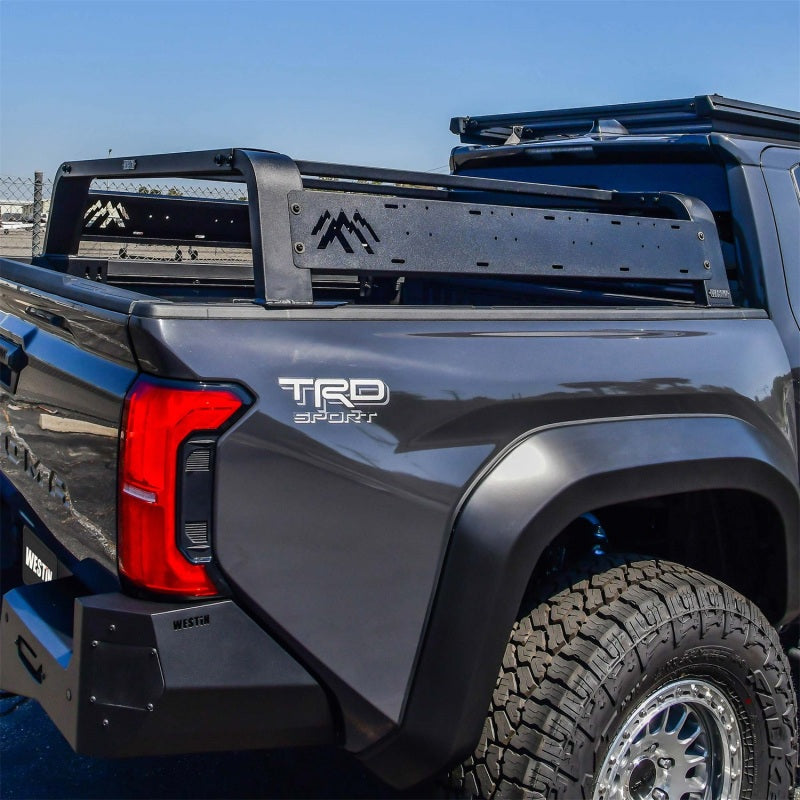 Westin 05-21 Toyota Tacoma Overland Cargo Rack Base - Textured Black 51-20015 51-20015 Photo - Mounted