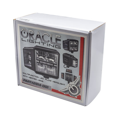 ORACLE Lighting Multifunction LED Plow Headlight with Heated Lens 5700K 2914-001 2914-001 Photo - in package