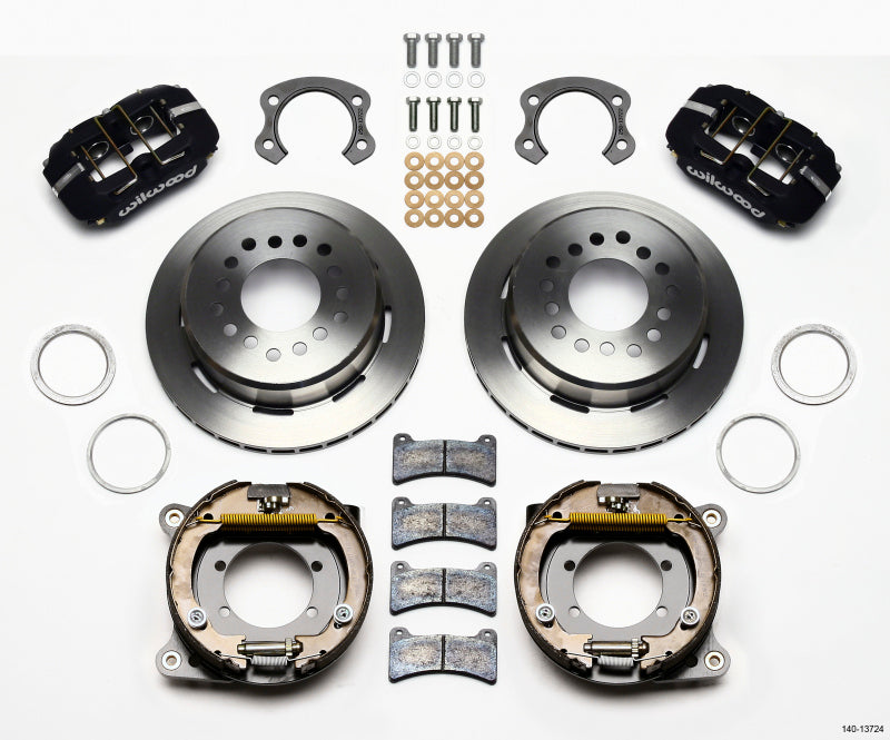 Wilwood Dynapro Low-Profile 11.00in P-Brake Kit Ford 8.8 Special w/2.50in Offset-5 Lug 140-13724 140-13724 Photo - Primary