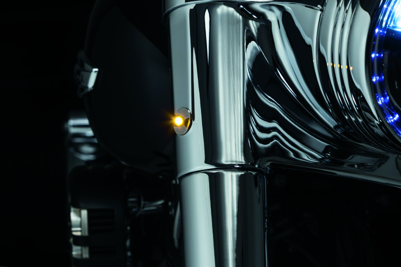 Kuryakyn Kellerman Atto Amber Satin Blk 2535 2535 User 1