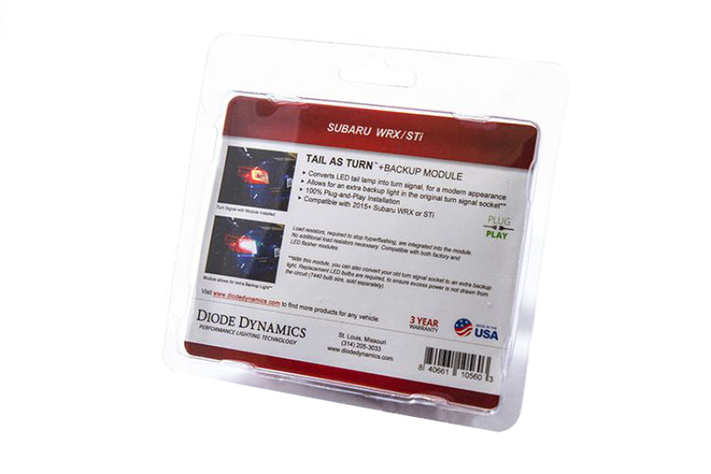 Diode Dynamics 15-21 Subaru WRX / STi Tail as Turn +Backup Module (USDM) Module Only DD3012 DD3012 User 8