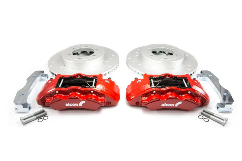 Alcon 2016+ Toyota Tacoma w/ 17in+ Wheels 352x30mm Rotors 6-Piston Red Calipers Front Brake Kit BKF1551G58 BKF1551G58 User 1