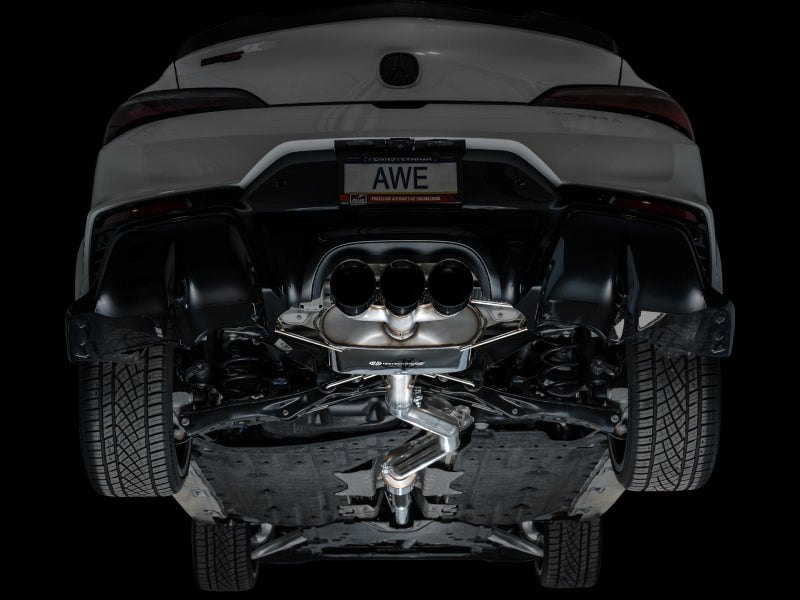 AWE Tuning 2024 Acura Integra Type S DE5 FWD Touring Edition Exhaust w/ Triple Diamond Black Tips 3015-53335 3015-53335 Photo - Mounted