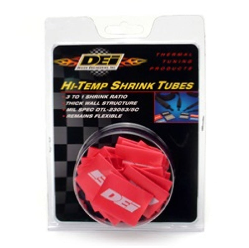 DEI Hi-Temp Shrink Tube 18mm x 1.5in - Red 10820 10820 Photo - in package