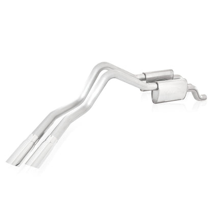 Stainless Works 2010-14 Raptor Exhaust 3in Chambered Mufflers Exits Behind Passenger Rear Tire FTR10CB FTR10CB Photo - Primary
