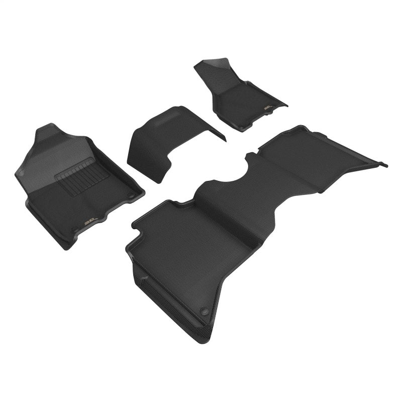 3D MAXpider 19-24 Dodge RAM 2500 Crew Cab w Bench Seats All Weather Floor Liner - Kagu Black R1 & R2 L1DG03601509 L1DG03601509 Photo - Primary