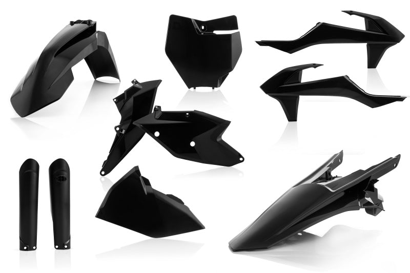 Acerbis 16-18 KTM 125-450 SX/ SX-F/ XC-F /XC Full Plastic Kit - Black 2421060001 2421060001 Photo - Primary