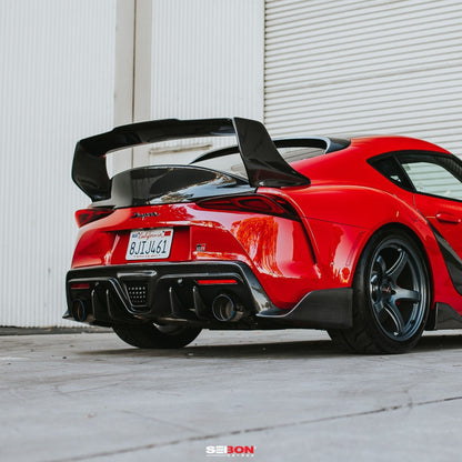 Seibon Carbon Fiber Rear Spoiler For 2020-2023 Toyota Supra RS20TYSUP-TD User 1