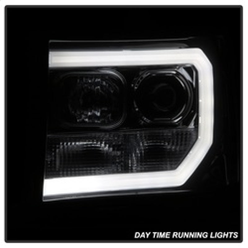 Spyder GMC Sierra 1500/2500/3500 07-13 V2 Projector Headlights - Smoke PRO-YD-GS07V2-LBDRL-SM 5083654 5083654 Photo - Unmounted