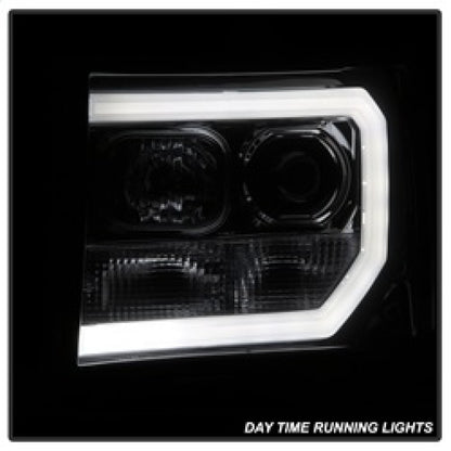 Spyder GMC Sierra 1500/2500/3500 07-13 V2 Projector Headlights - Smoke PRO-YD-GS07V2-LBDRL-SM 5083654 5083654 Photo - Unmounted