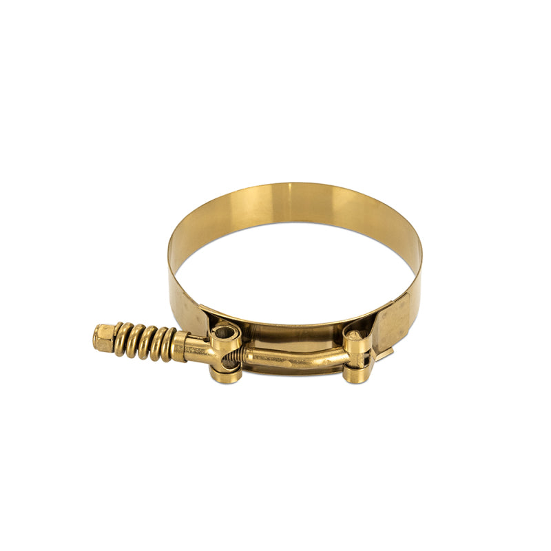 Mishimoto Stainless Steel Constant Tension T-Bolt Clamp 4.09in.-4.41in. (104mm-112mm) - Gold MMCLAMP-425TGD MMCLAMP-425TGD Photo - Primary