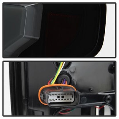 Spyder 15-18 Ford F-150 LED Tail Lights (w/Blind Spot) - Black Smoke (ALT-YD-FF15015BS-LBLED-BSM) 5085337 5085337 Photo - Unmounted