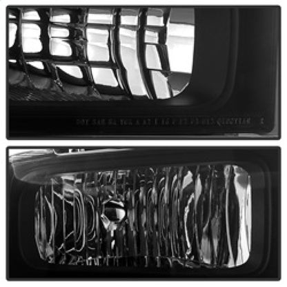 SPYDER Xtune Ford F250/350/450 Super Duty 05-07 Crystal Headlights Black Smoked HD-JH-FS05-AM-BSM 9030444 9030444 Photo - Unmounted
